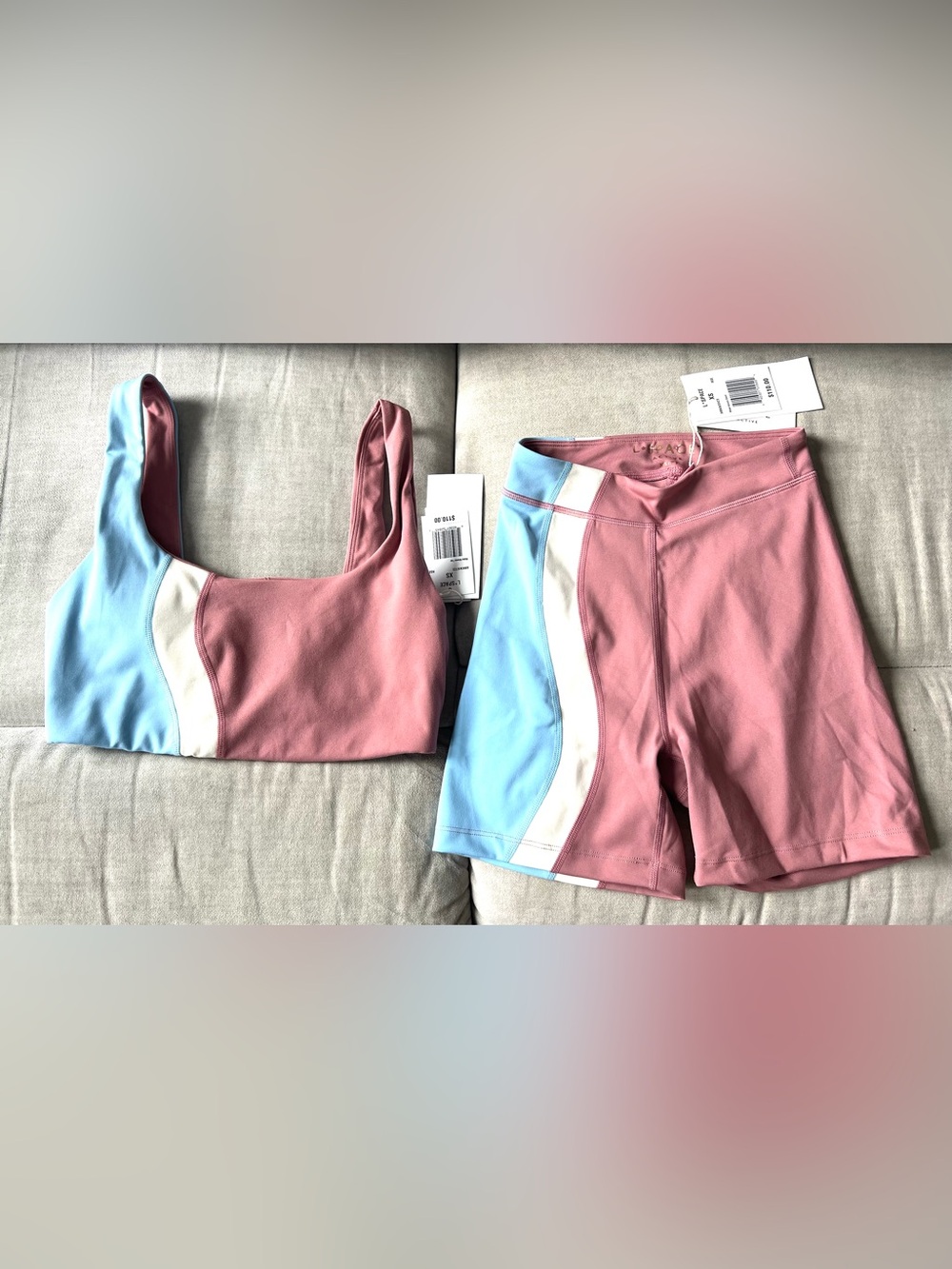 L*SPACE Make Waves Matching Set in Rose Size XS NWT - Picture 2 of 13